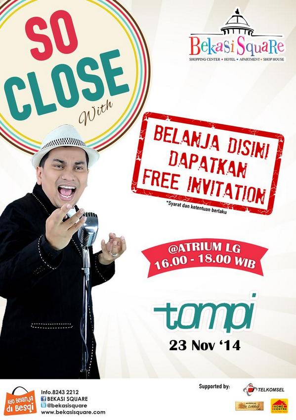 asriasmar6's tweet photo. Hayu Belanja Di @bekasisquare ,ketemu Om Tompi...Gratis... http://t.co/T83qJu8anl