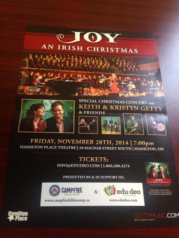 Check out this great event in support of <a href="/campfirebible/">Campfire! Bible Camp</a> and @edu_deo in #HamOnt with <a href="/gettymusic/">Keith&Kristyn Getty</a> it looks fantastic!