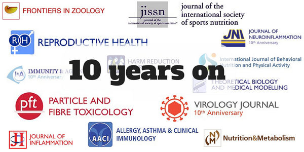 Our Editors of journals that turn 10 this year give their thoughts on #openaccess: buff.ly/1yY7XbY #OAWeek2014