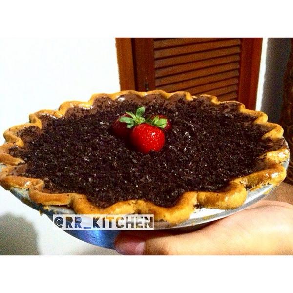 Chocolate Tartlet with Nutella &amp; Oreo Crumbs as a topping!