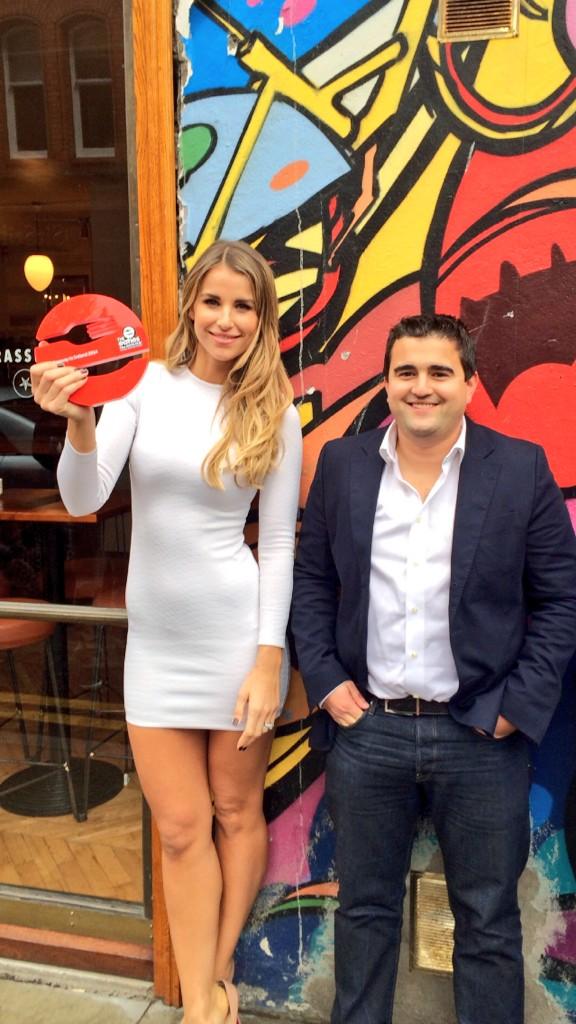 VogueWilliams's tweet photo. You missed all the fun today @bazashmawy I've replaced you! He's my new co host for the @JustEatIE #eaties http://t.co/YPINiig0VH
