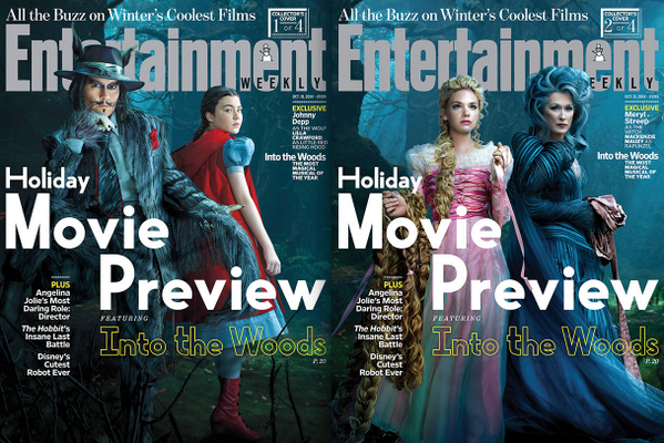 msnetik's tweet photo. My second @EW cover story is #IntoTheWoods! Really proud of this piece and ALL FOUR COVERS: http://t.co/3nrVGcRQov http://t.co/XSSVozR3z3