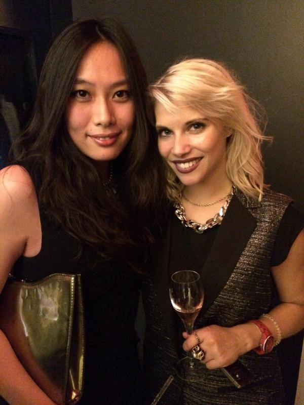 studio_judywu's tweet photo. .@Pipstaylor Great catching up with you at the #Jacquart50 event & can't wait to show you the new #SS15 collection! http://t.co/1FoxegrJqF