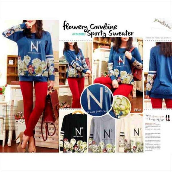 youmnabelle's tweet photo. Flowery combine sporty sweater fit l bhn combeth hrg 73rb http://t.co/y1RGPfjr6r