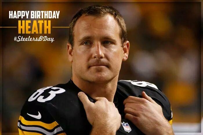 Off topic. But. Happy Bday Heath Miller!!   