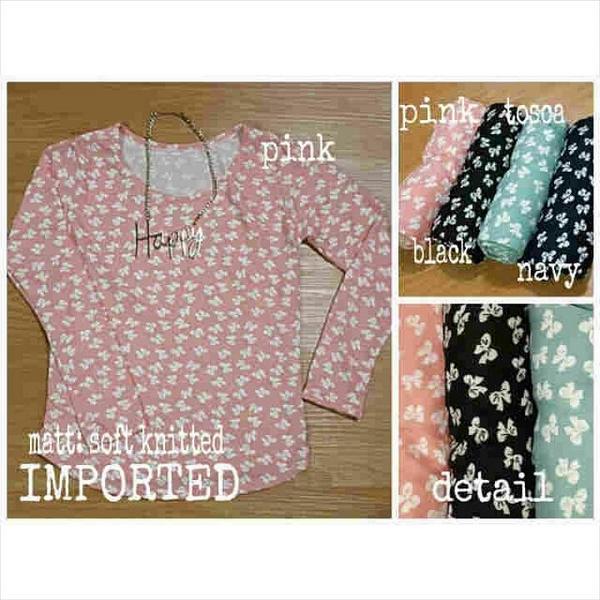youmnabelle's tweet photo. Import! bhn soft knited motif ribon fit L hrg 80rb http://t.co/hmCD8KueaY