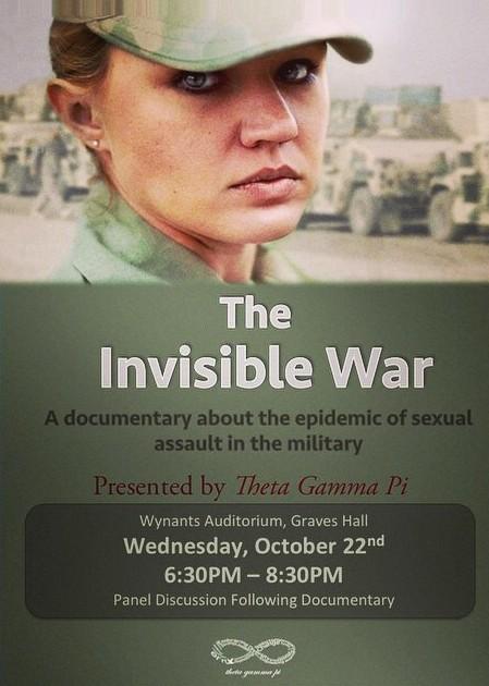 Hope Students- set aside some time tonight to come watch and discuss this important documentary. #TheInvisibleWar