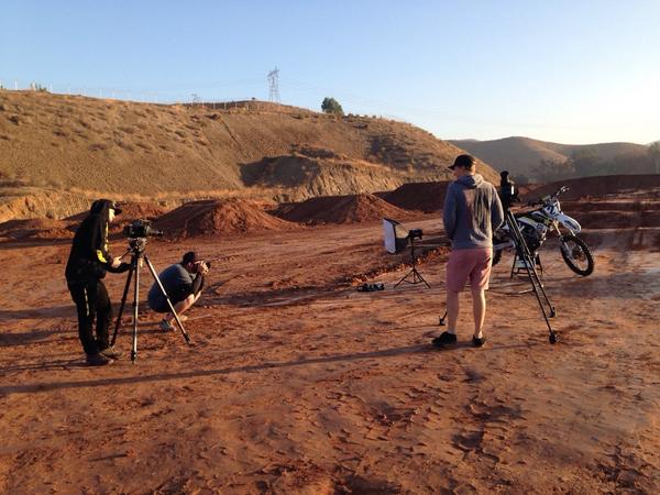 oopmcreative's tweet image. Getting set up to shoot a project for Rockstar Husqvarna today!