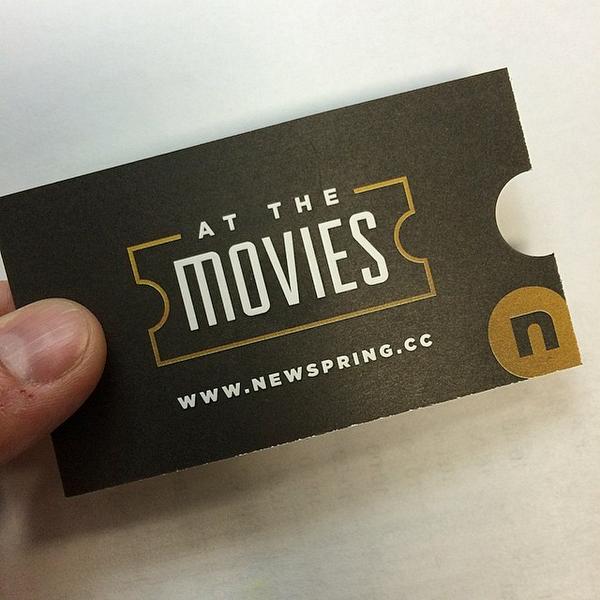 awmalone's tweet photo. Free popcorn. Movies at church. What could be better? Come THIS Sunday to @newspring_church see what this #AtTheM... http://t.co/13rP1cvIwT
