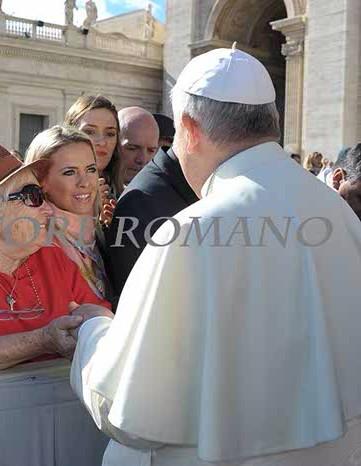 Hoy fui al Vaticano y pude saludar a Francisco juntó a mi familia. La emoción, el agradecimiento. El