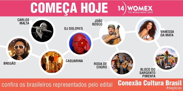 A delegação brasileira já chegou na Espanha e estará presente na abertura do <a href="/womex/">Womex</a> 14.
+Info: goo.gl/nXGR1i
