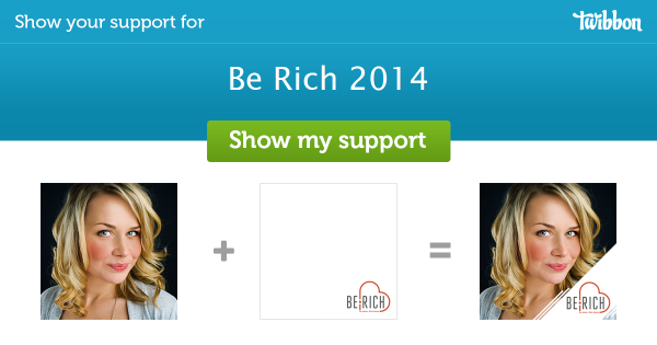 BCCstudents's tweet photo. Please help support Be Rich 2014, add a #Twibbon now! http://t.co/yKDGbfYMJx http://t.co/otcSZjyK2g