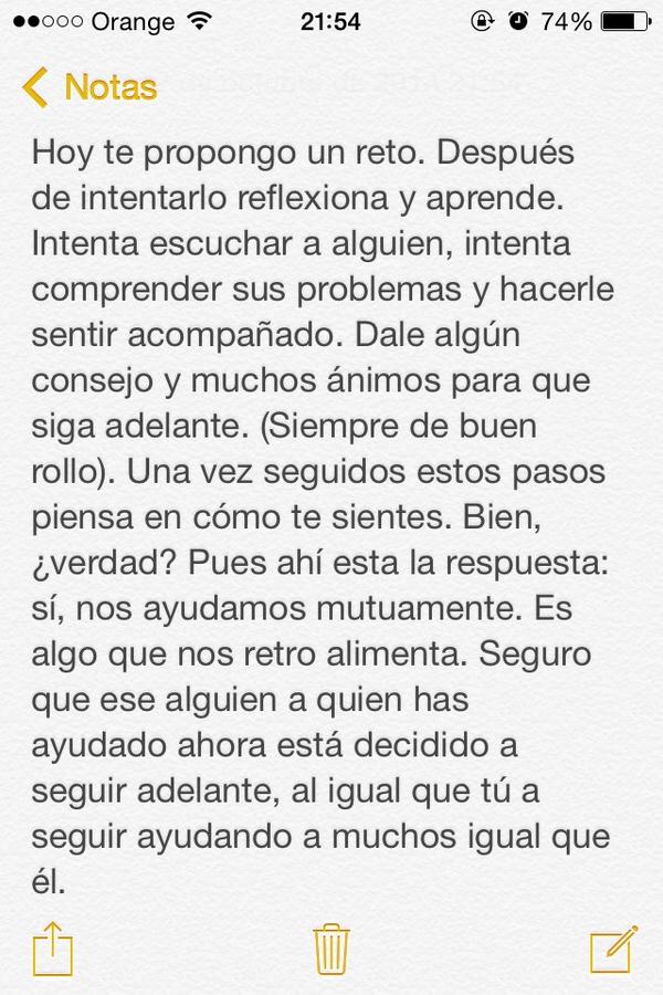 almualonso3's tweet photo. ¿Nos ayudamos mutuamente? Te propongo un reto. http://t.co/Um6vruMh4G