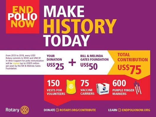Rotary's tweet photo. RT @Tessanne: I'll join #rotary on #WorldPolioDay 4 a special live event! Tune in 10/24. http://t.co/aCwi8jNbvz http://t.co/Go7FhhH3au