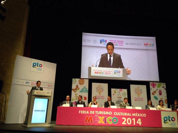 lfsiguenza's tweet image. @CarlosJoaquin considera al #TurismoCultural como prioritario para #México @ferolivera09 @SECTUR_mx #FTCMex2014