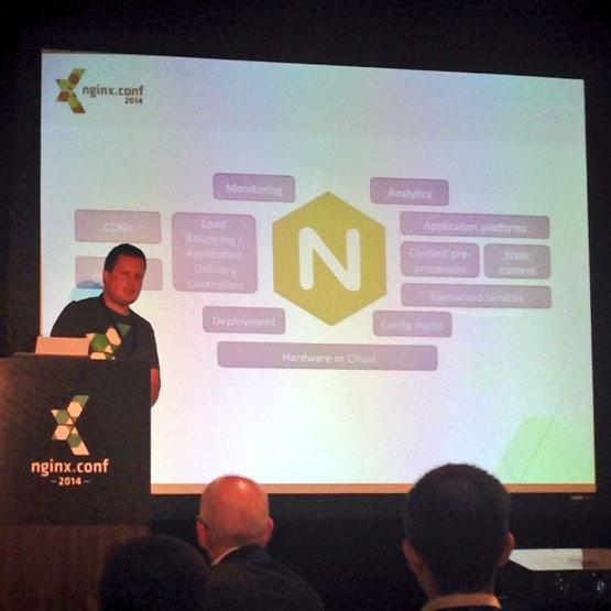 etelsverdlov's tweet image. .@owengarrett talking about the future of nginx and nginx+ at #nginxconf