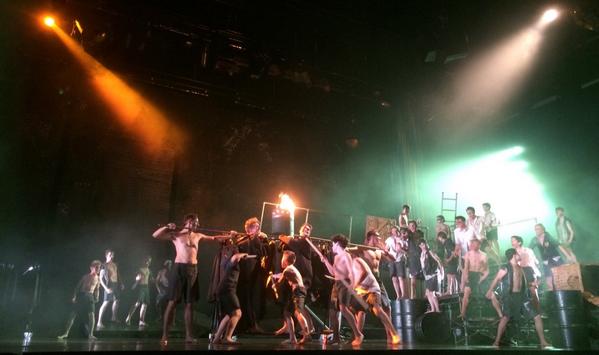 SirMattBourne's tweet photo. Cardiff boys ready to take @theCentre by storm tonight! #LordOfTheFlies @New_Adventures #FliesBuzz @BBCWalesNews http://t.co/RcQqUMX0cN