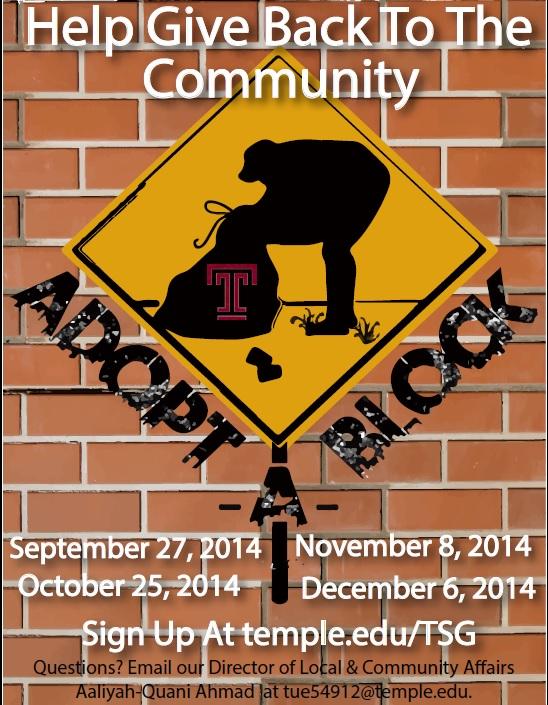 When others take breaks, we take charge: RT <a href="/tu_police/">Temple Public Safety</a>: support <a href="/templetsg/">Temple Student Government</a> , support the community &amp;volunteer!