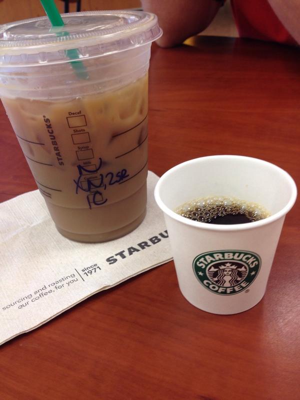PelletierStacey's tweet photo. Day 3 of #100daysofcoffeeandtea with Veranda Blend. And a side of Iced Coffee http://t.co/j7w9FqLI4g