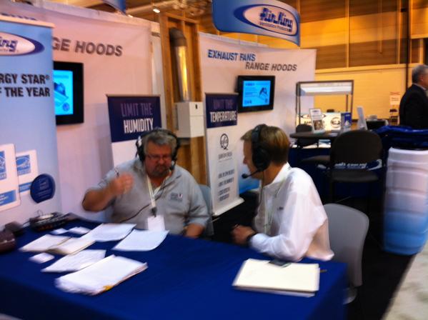ArmstrongFT's tweet photo. Michael King/@HomeTalkUSA interviewing @lanesteven about our #EnergyEfficient #HVAC products at #greenbuild2014 http://t.co/SXLUVYY2t1