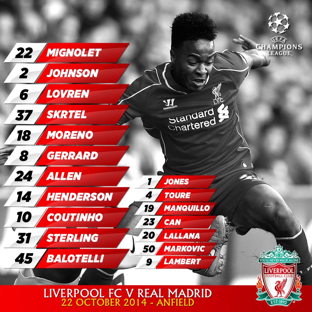 Liverpool FC on X: Confirmed #LFC starting XI and substitutes to