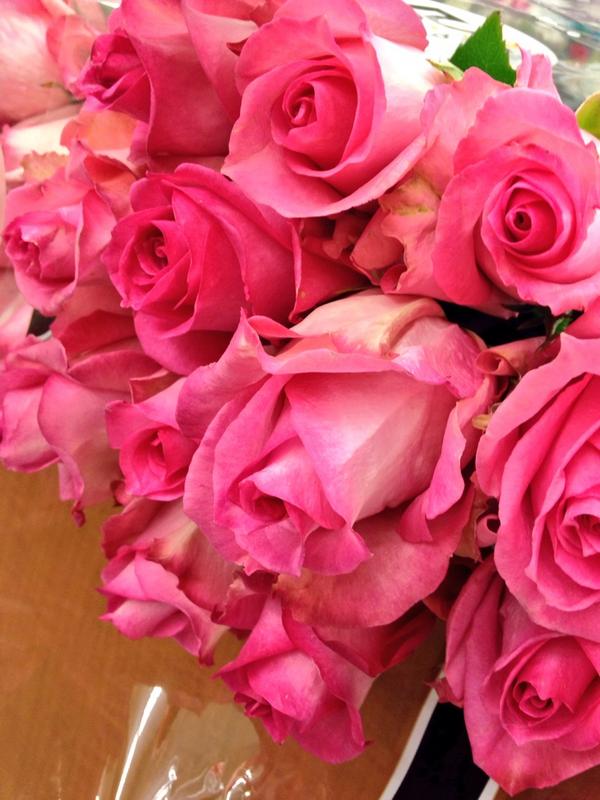 Busy "pinking" out the hospital for Martinis, Mammos &amp; Manicures tonight! #ApolloMMMparty #BreastCancerAwareness