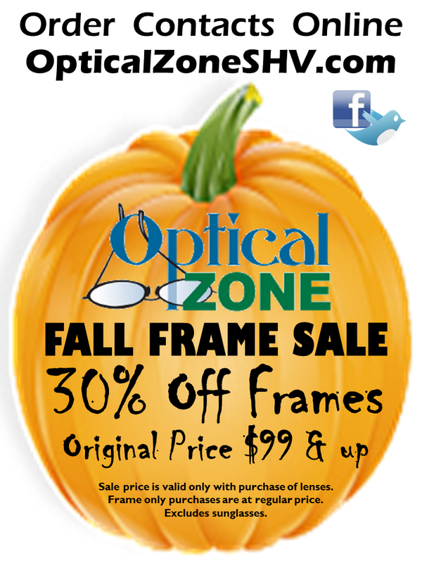 Optical Zone's Fall Frame Sale is here! 30% off frames originally priced at $99 and up! Come in today! #Shreveport