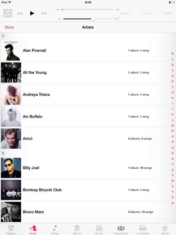 bzamayo's tweet photo. We love music … but not that much to care about the Music app on the iPad.
#iphoneui http://t.co/KbwSFCsCAC