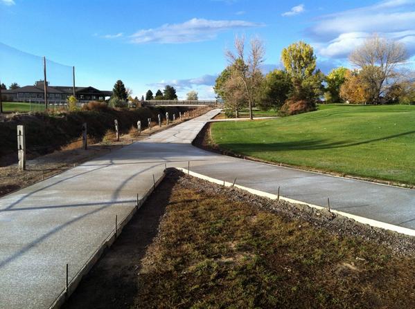 FoxHillTurf's tweet photo. Phase 1 of new cart paths is almost complete. Looking good so far! http://t.co/ebKkkDsQxG