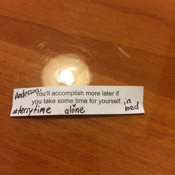 TerryTruisms's tweet image. Doctor's orders 😀 #terrytime