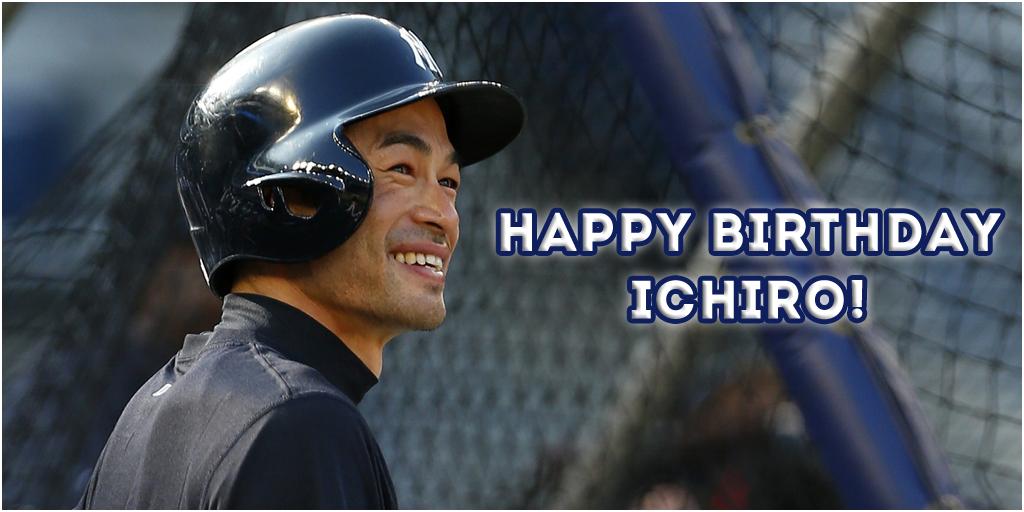 Happy 41st birthday to Ichiro Suzuki! 
