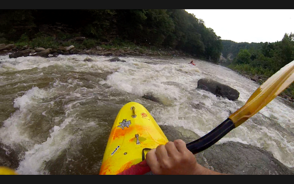 Fun at Rock Island #pyranhakayaks #whitewater