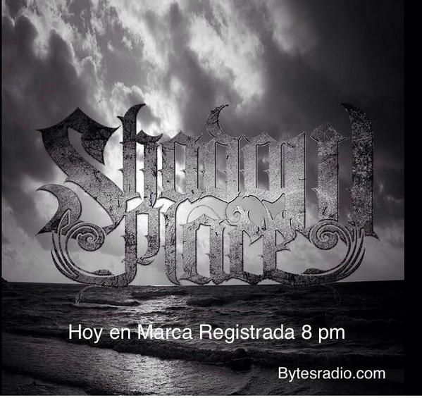 Hoy a las 8pm #MarcaRegistrada con locutores invitados. DanO y O'mally en cabina entrevistando a @ShadowPlaceBand