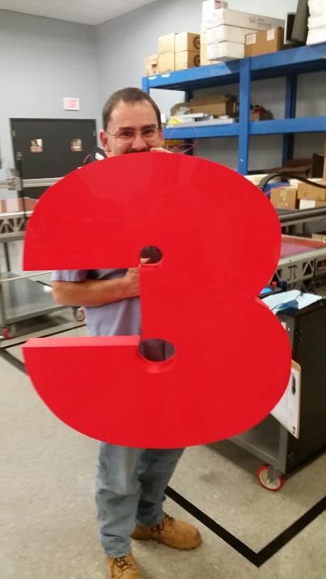 This big 3 #3dprint could be Dave's Halloween costume.