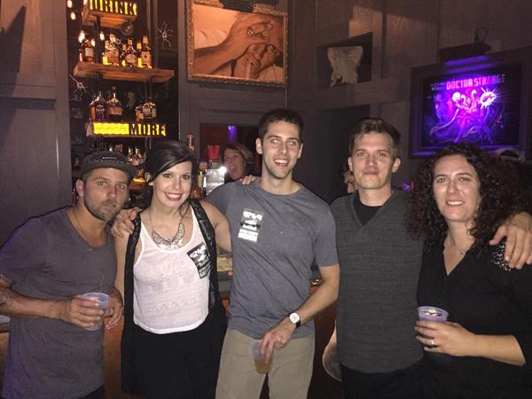 AndrewTBrodie's tweet photo. Meet and greet was awesome, but my girlfriend likes Hunter more than me. @STS9 @KateSlaga #towertribe #tubesocket http://t.co/FWCDG8tmHs