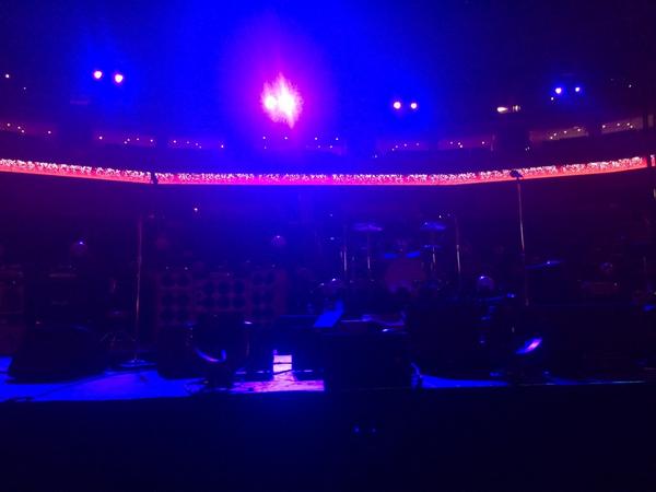 PearlJamCOL's tweet photo. My view for #PJDenver with the people of @pjcm. On the rail between #JeffAment &amp; #EddieVedder 
#PJ24 #PJFallTour http://t.co/qXL1XX0Syy