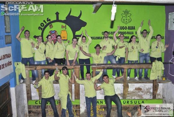 DiscoScream's tweet photo. Desde@DiscoScream solo podemos dar las gracias a los #clavarios2014 de Mora de Rubielos x contar cn nos#moláismazo! http://t.co/aWLZVRx40m