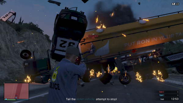 DirJacksonSATAC's tweet photo. @GLSLCompany @LSPD_GTA @OfficialLST SHOTS FIRED! Tanker hit, Dispatch ERT/Hazmat put CDC on standby..... http://t.co/e0Fc7WJqx2