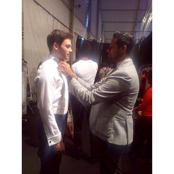 JustSultanTO's tweet photo. #backstage @cbatesmenswear #wmcfw #christopherbates #justsultanto #toronto #fashion @WMCFashionWeek http://t.co/ETpAeft9OU