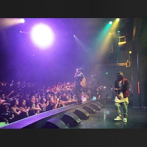 YungJ1nx's tweet image. Last night n Santa ana #Observatory 
My brother Ab-Soul brought me out 
To perform #Twact! It was Lit 
#thesedaystour