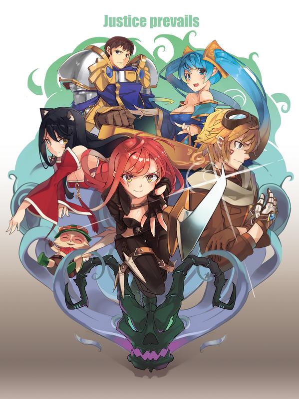 LeagueofFandom's tweet photo. Justice Prevails! By nellen~ http://t.co/tNoHQaYYZa #leagueoflegends #fanart http://t.co/frrDXc8xXE