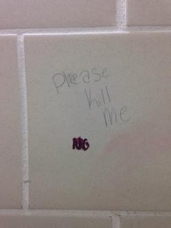 bathroomartatWF's tweet photo. angsty. http://t.co/5YBM7yhG1a