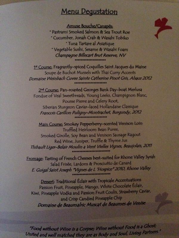 andymcnamarams's tweet photo. It's happening now. Gems of France Dinner. #flyingfishcafe #EpcotFW14 @premierbevFL http://t.co/Im41VFo3kI