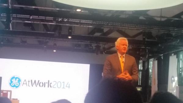 HuttonOz's tweet photo. #atwork2014 listening to Jeff Immelt kicking off the @GEAustralia event in Sydney this morning http://t.co/Vv8Ig3Z69q
