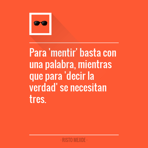 ristomejide's tweet photo. Para mentir... https://t.co/sG4Da05Uh3 http://t.co/iidNPDB0Mp