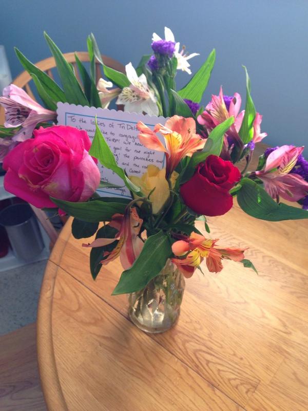 RHIT_TriDelta's tweet image. thank you @ChiOmega_RHIT for the beautiful flowers congratulating us on a successful Tri hop! #greeklove