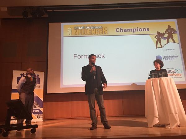 UberStrategist's tweet image. #Formstack helping small business collect information, surveys and more. #smallbizsummit influencer awards