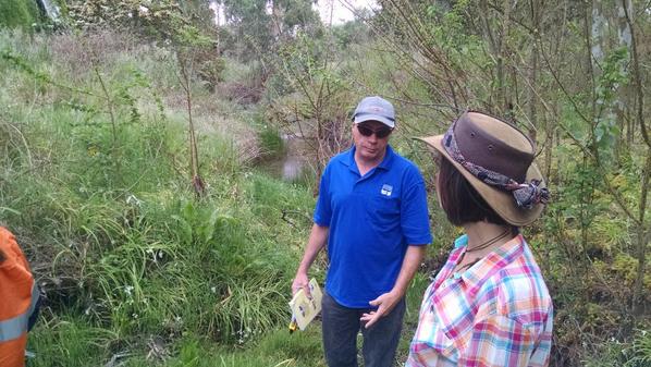 GerryLandcare's tweet photo. #UpperTorrens #landcare #riparian survey to protect #chainofponds #AWE engineers #AngasCreek #MountTorrens http://t.co/BB5nnntWTN