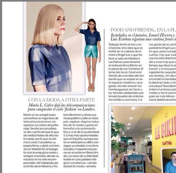 CoscoletasInfo's tweet photo. Muy contenta de estar en el reportaje de la revista @elle_es y compartirlo con @SimoneNicotra fotos @CarlosAlbaPhoto http://t.co/nIT1eCfEgO