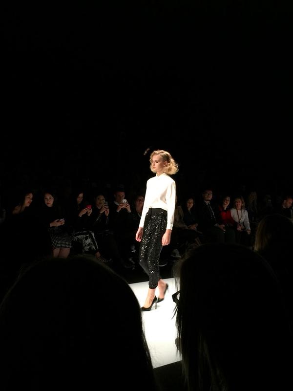 ViewtheVibe's tweet photo. Spring is a beautiful place at @RachelSin. Girly patterns, menswear shapes, draping galore. Colour! #rswork #WMCFW http://t.co/qVAgJIkG9U